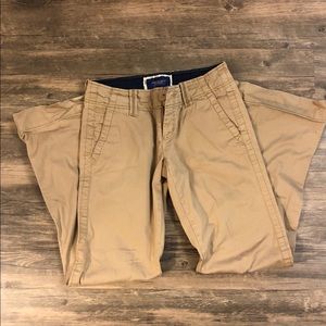 American eagle khaki tan pants, size 4